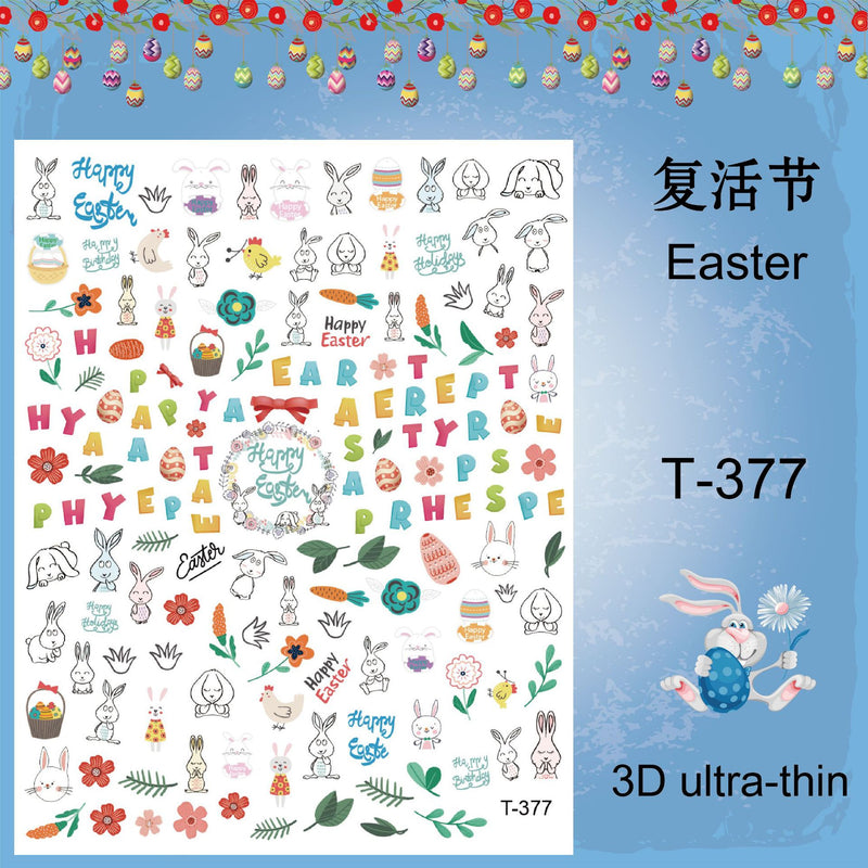 Easter Nail Stickers NSE023