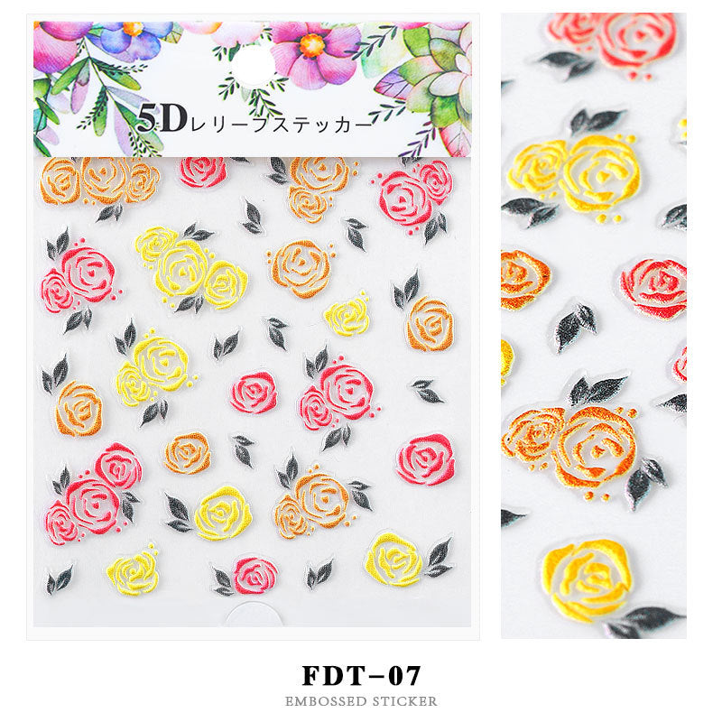 5D Nail Stickers  NSF004