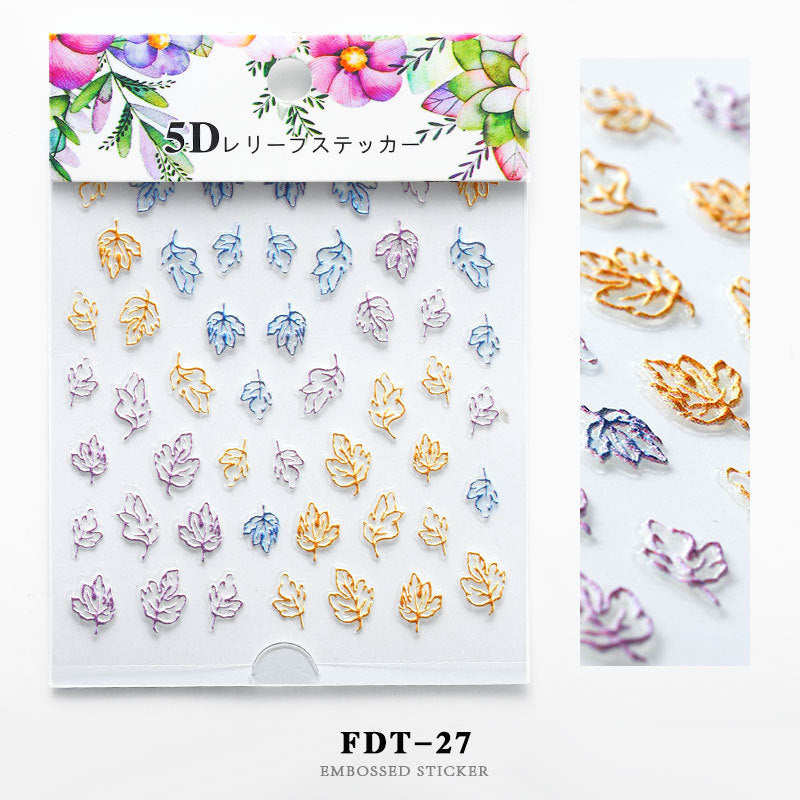 5D Nail Stickers  NSF006