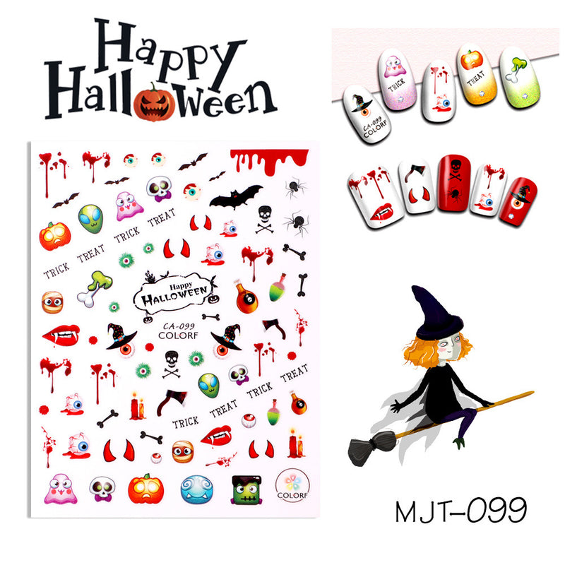 Halloween Nail Stickers YHLS003