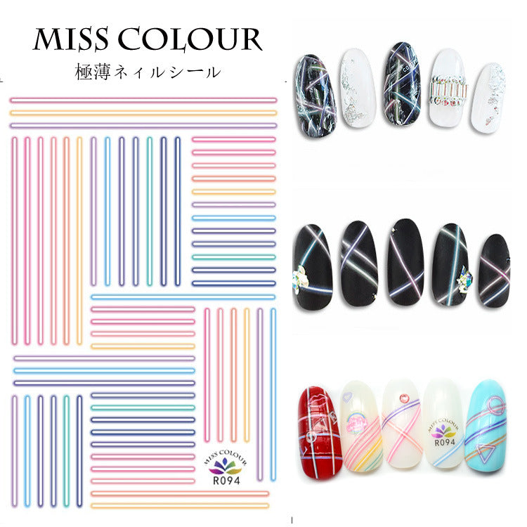 Miss Colour Nail Stickers MSS014