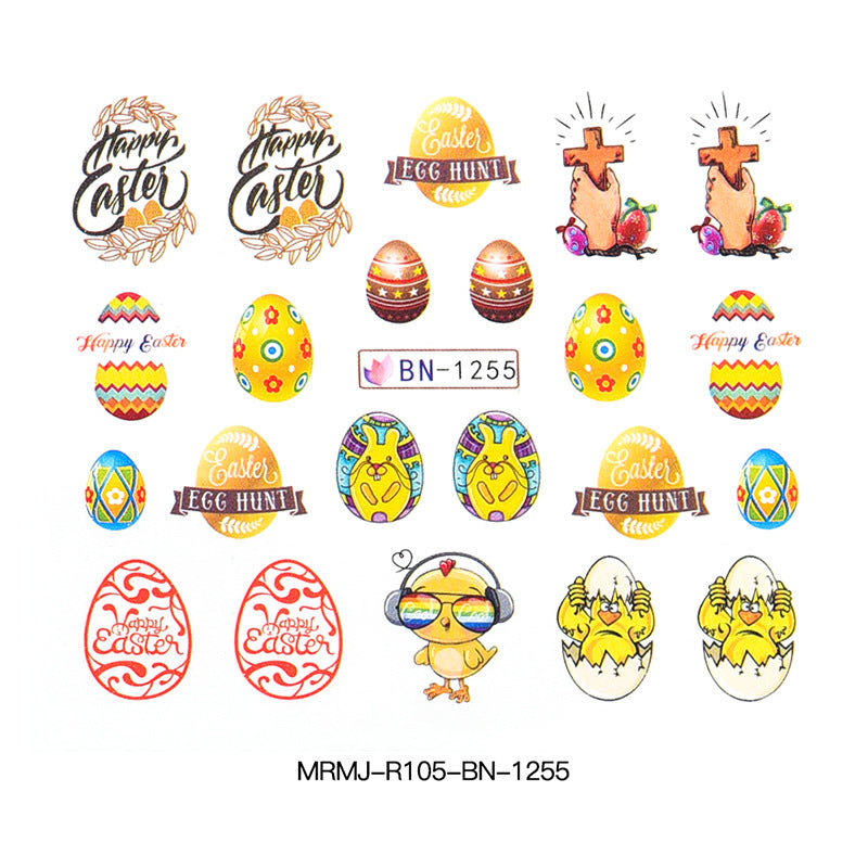 Easter Nail Stickers NSE005