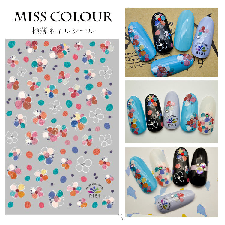 Miss Colour Nail Stickers MSS037