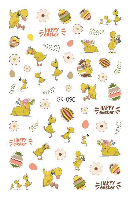 Easter Nail Stickers NSE013