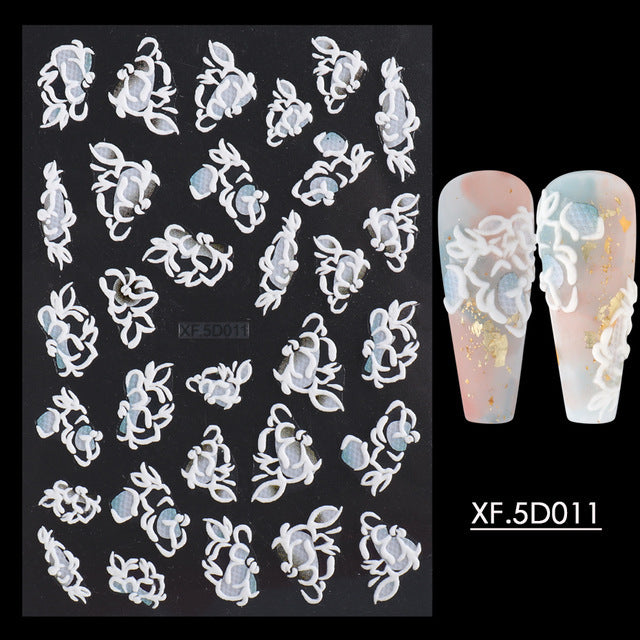 5D Nail Stickers  NSF012