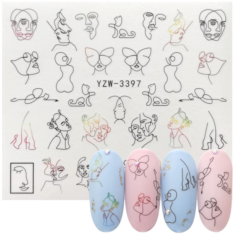 Nail Stickers YZW 011