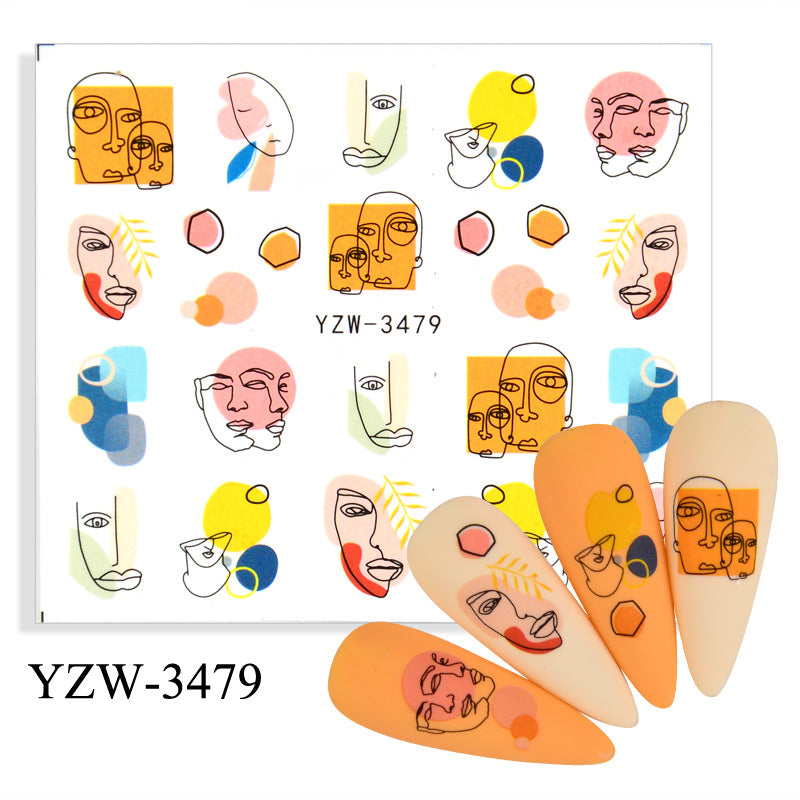 Nail Stickers YZW 016