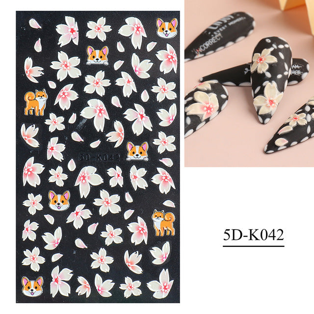 5D Nail Stickers  NSF011