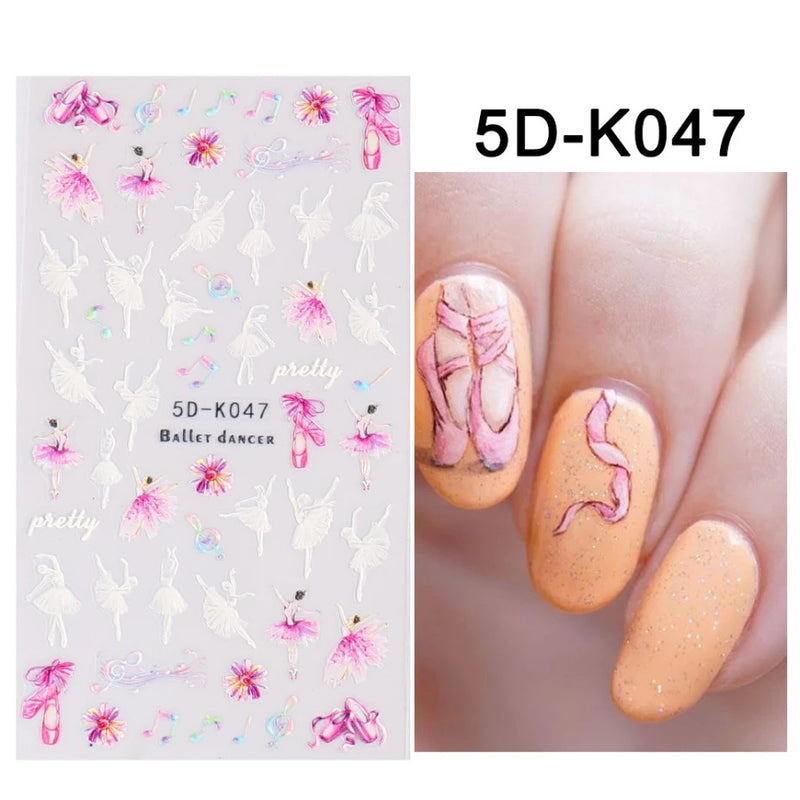 5D Nail Stickers  NSF013