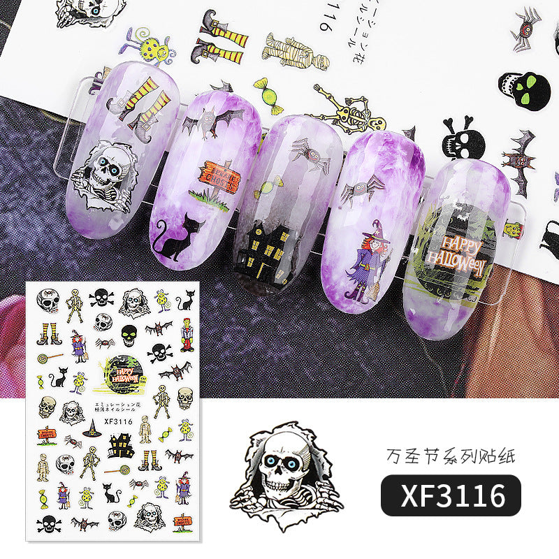 Halloween Nail Stickers YHLS020