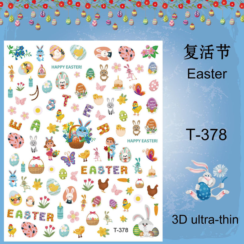 Easter Nail Stickers NSE023