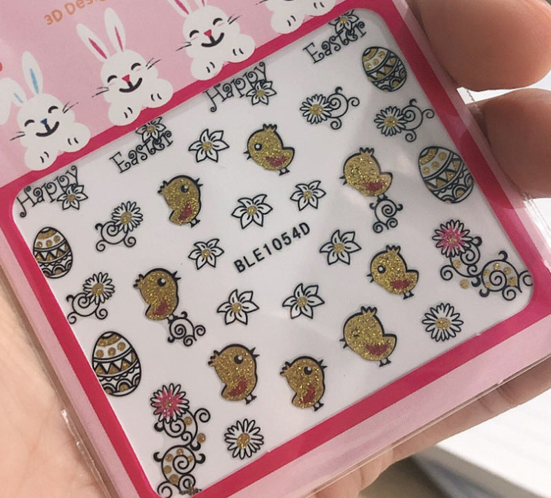 Easter Nail Stickers NSE016