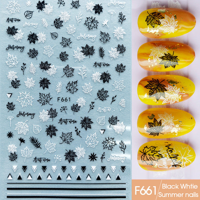 5D Nail Stickers  NSF018