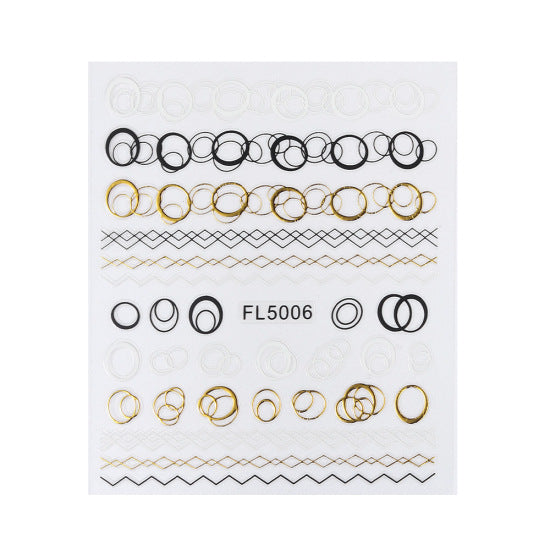 5D Nail Stickers  NSF007