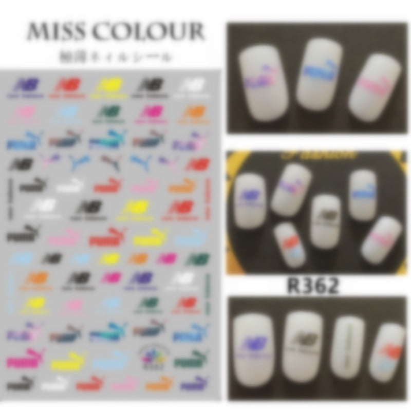 Miss Colour Nail Stickers MSS008