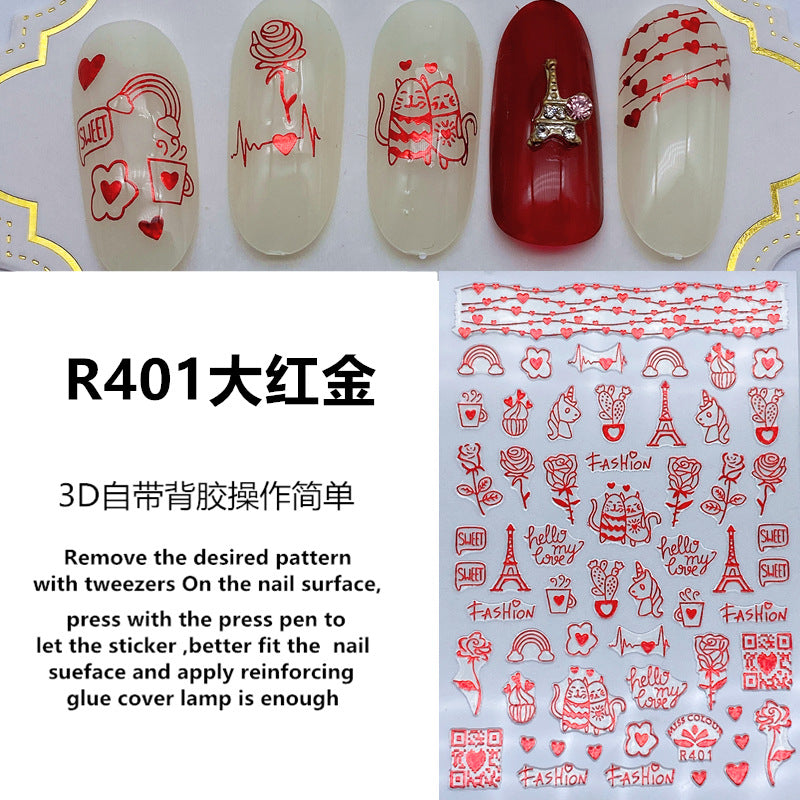 Miss Colour Nail Stickers MSS001