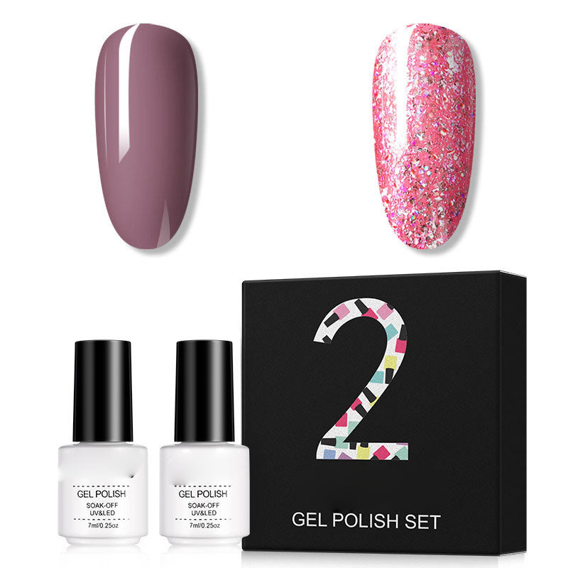 NGRO020 Multicolor Nail Polish Set 2PCS