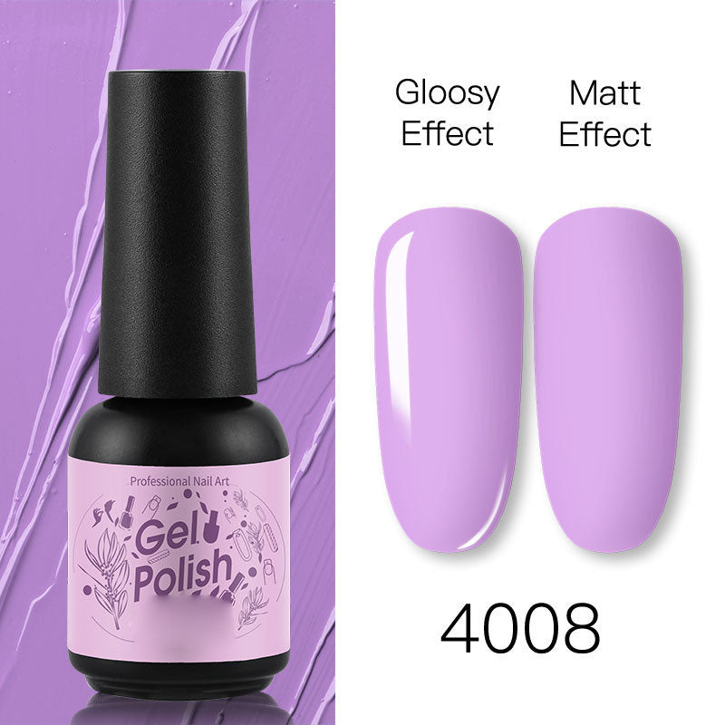 NGRO029 plastic bottle mixed color nail polish glue 8ML