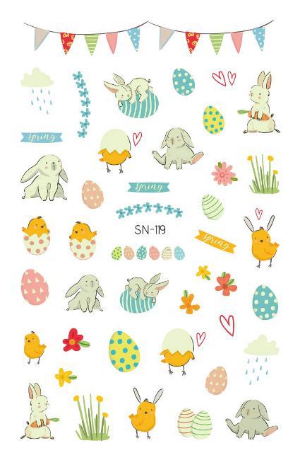 Easter Nail Stickers NSE012