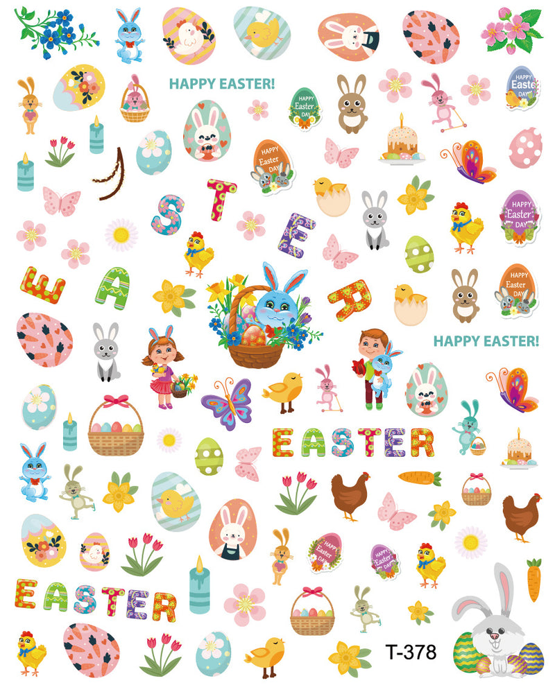 Easter Nail Stickers NSE014