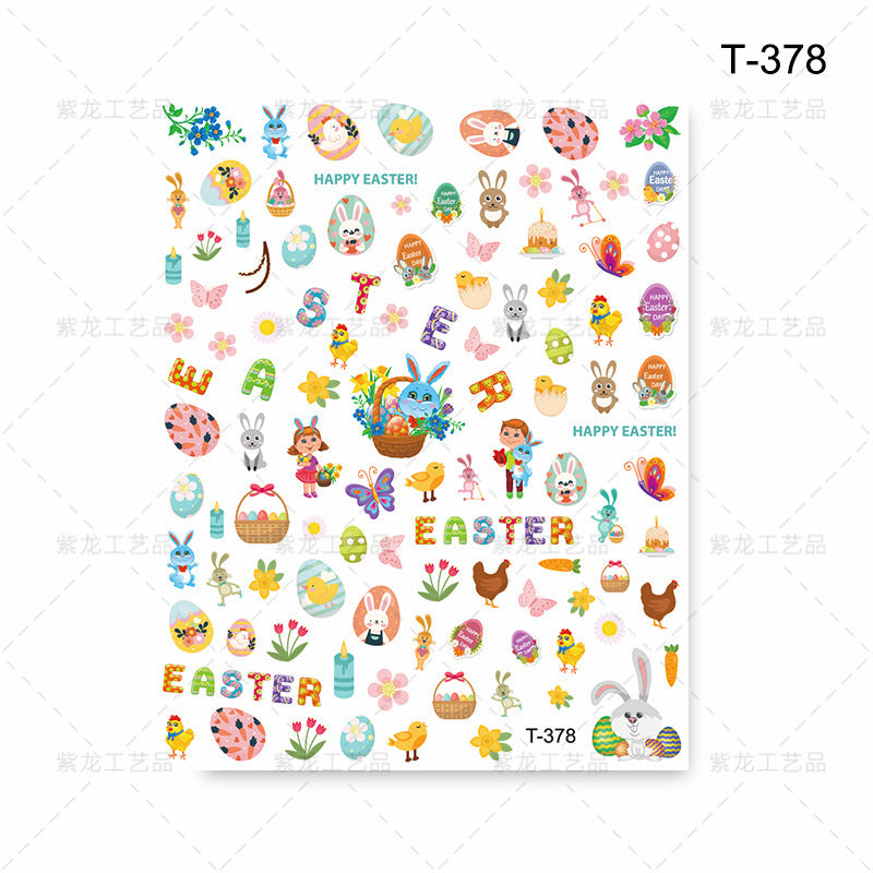 Easter Nail Stickers NSE025