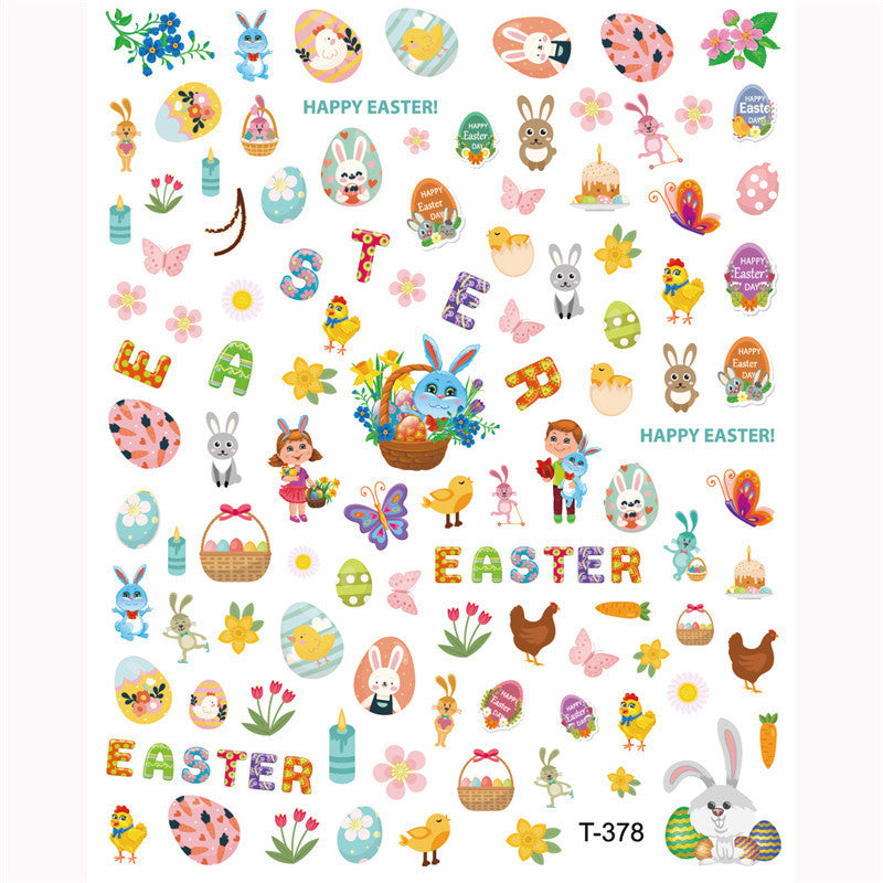 Easter Nail Stickers NSE015