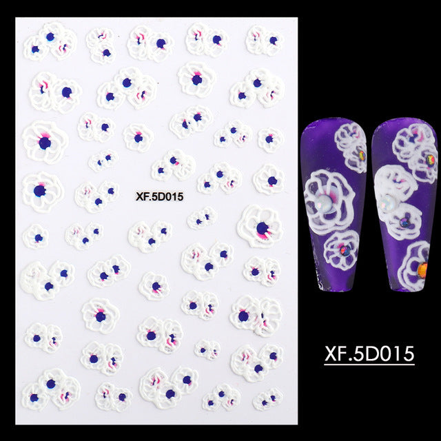 5D Nail Stickers  NSF012