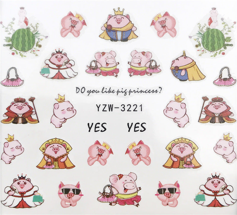 Nail Stickers YZW 004