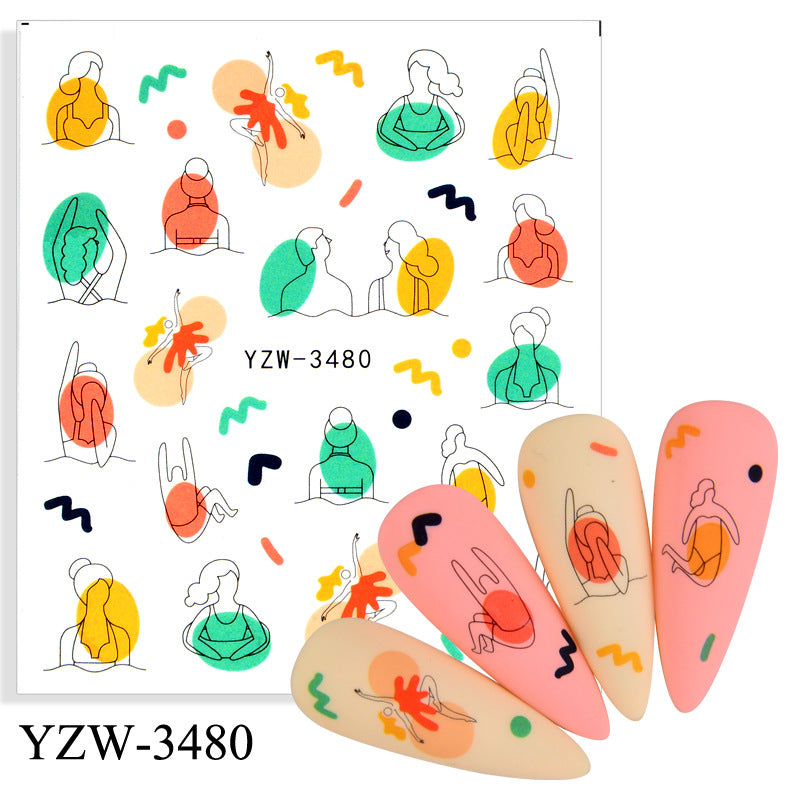 Nail Stickers YZW 016