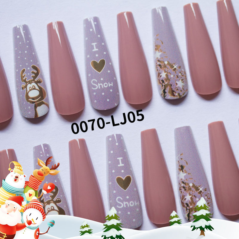 Christmas Press on Nail Tips CSNT001