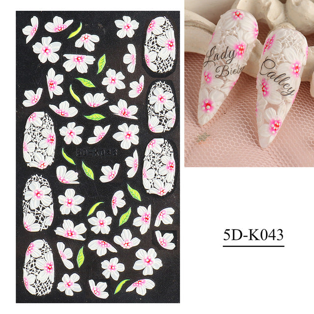 5D Nail Stickers  NSF011