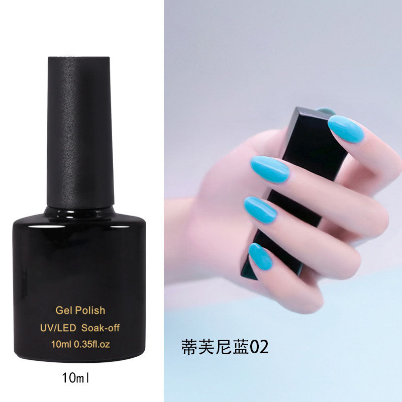 NGPF027 Tiffany blue nail glue, Morandi color nail polish set