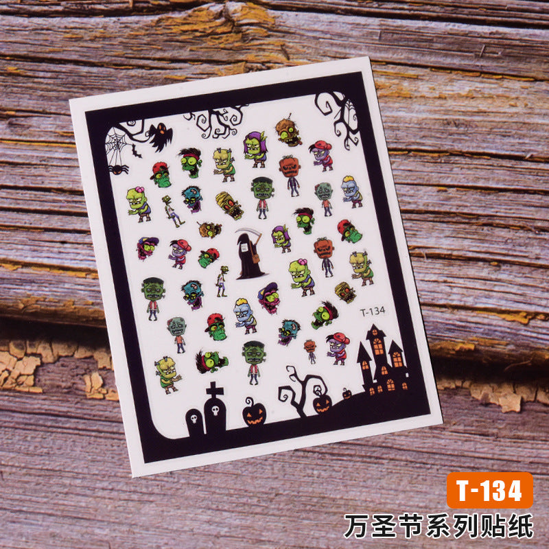 Halloween Nail Stickers YHLS010