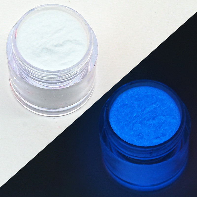 FA121 12colors Acrylictips Build Powder Glow in the Dark 3in1 Dipping Acrylic Powder Flashing Luminous Pigment Nail Glowing Acrylic 10