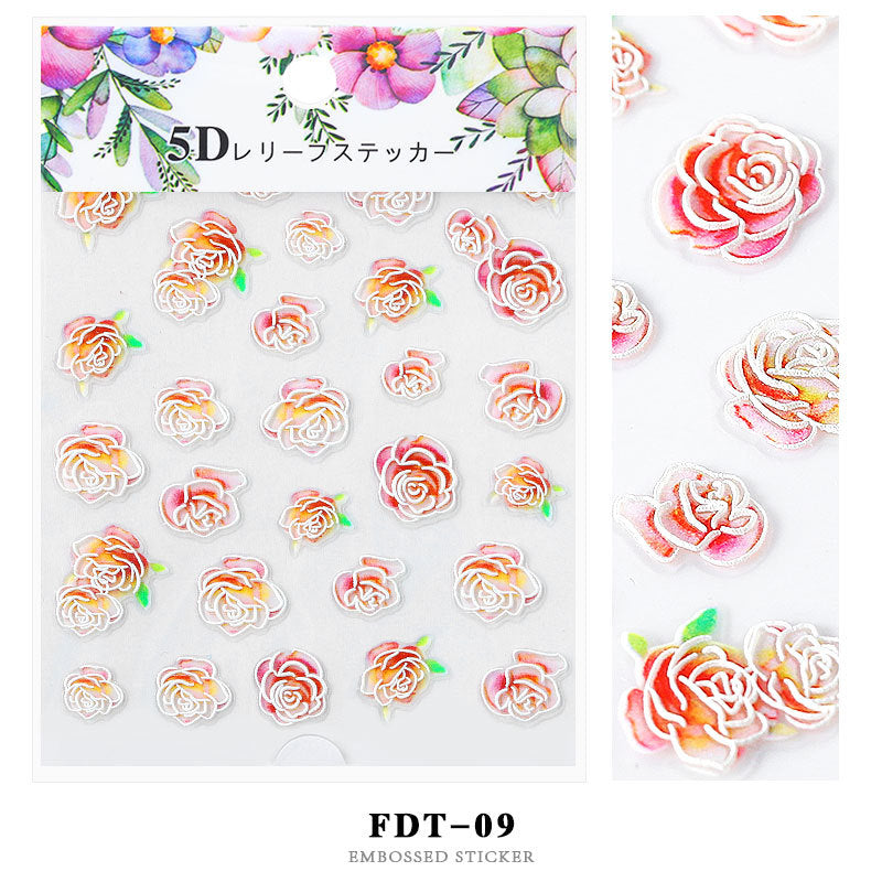 5D Nail Stickers  NSF004