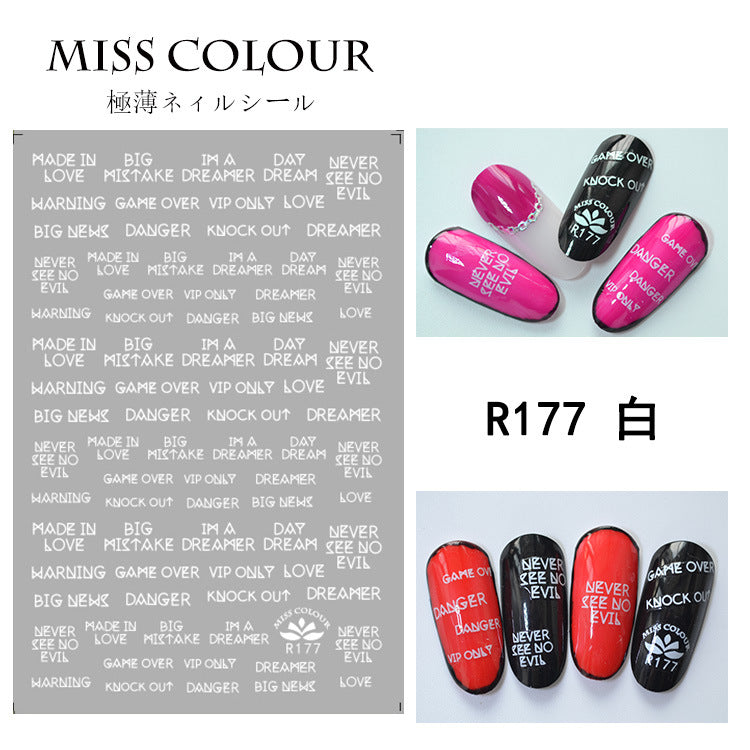 Miss Colour Nail Stickers MSS027