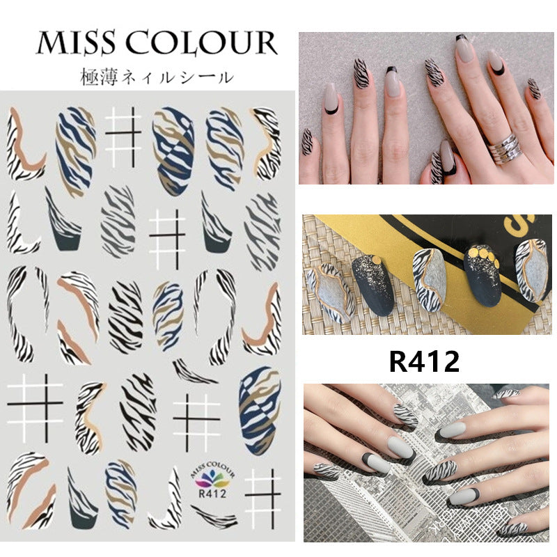 Miss Colour Nail Stickers MSS003