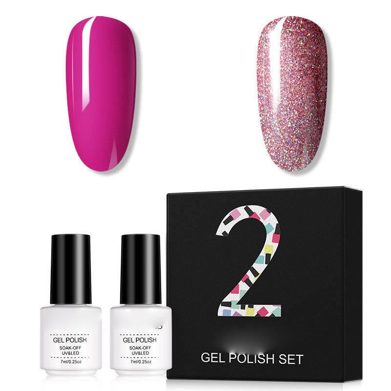 NGRO020 Multicolor Nail Polish Set 2PCS