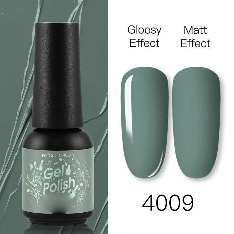 NGRO029 plastic bottle mixed color nail polish glue 8ML