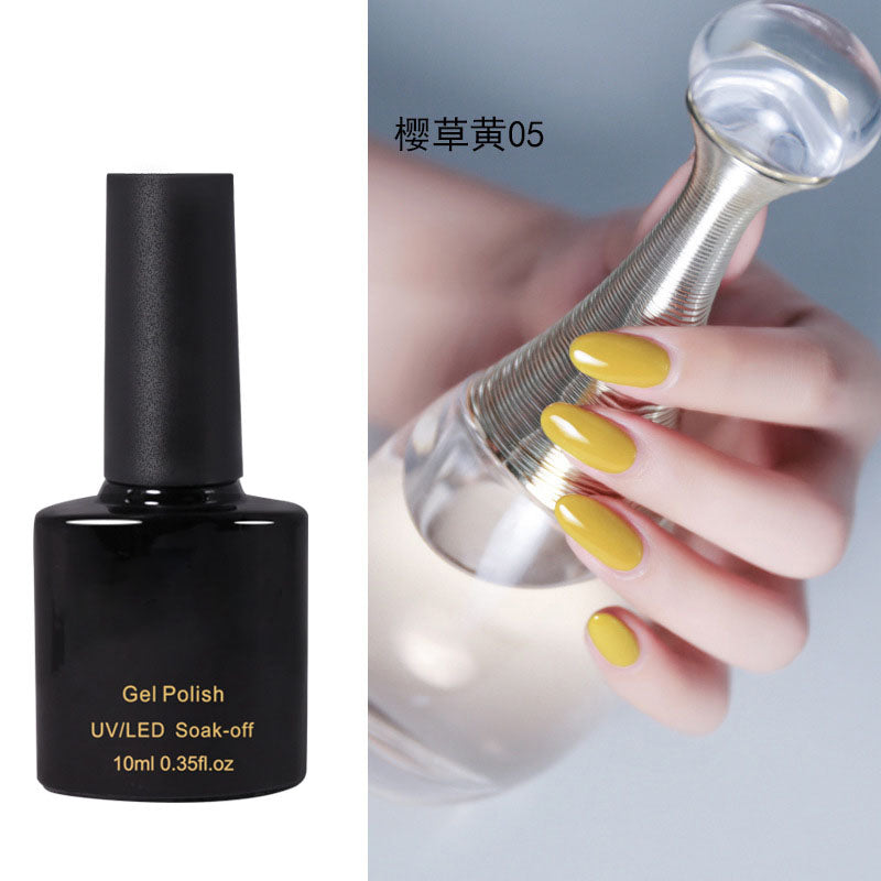 NGPF030 Yellow Nail Polish Glue Vibrant Yellow Vegetable Nail Polish Set