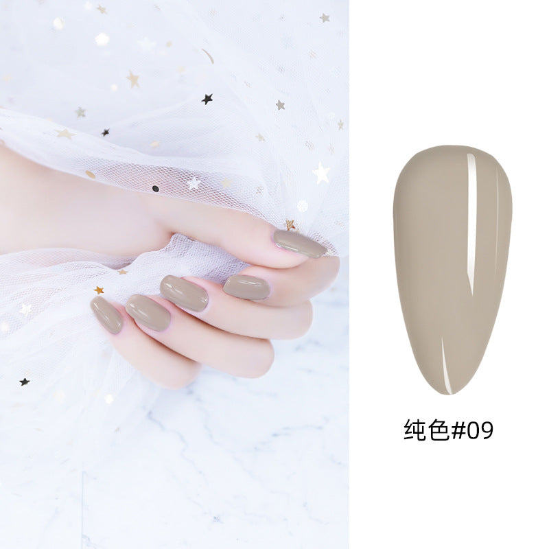 NGPF031 nude color phototherapy paint glue, black and white red nail polish glue