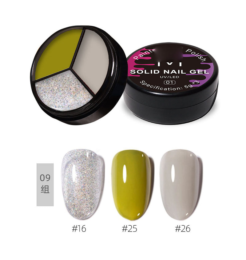 NGMB002 canned cream glue, solid glue, solid glue nail polish