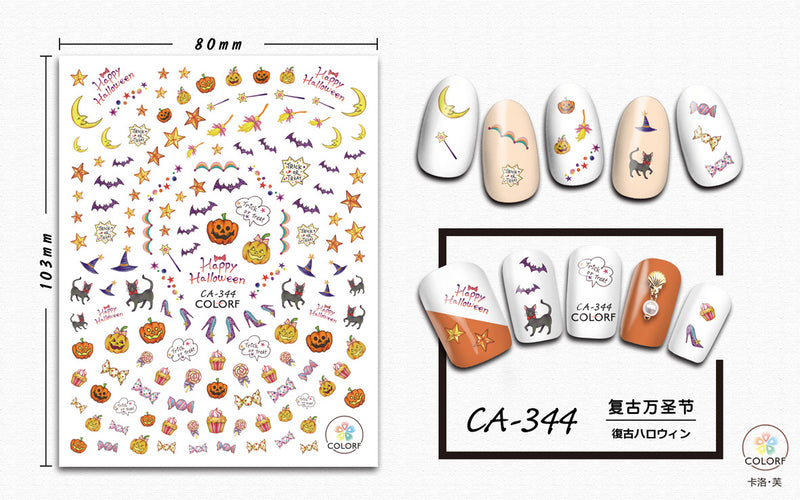 Halloween Nail Stickers YHLS020