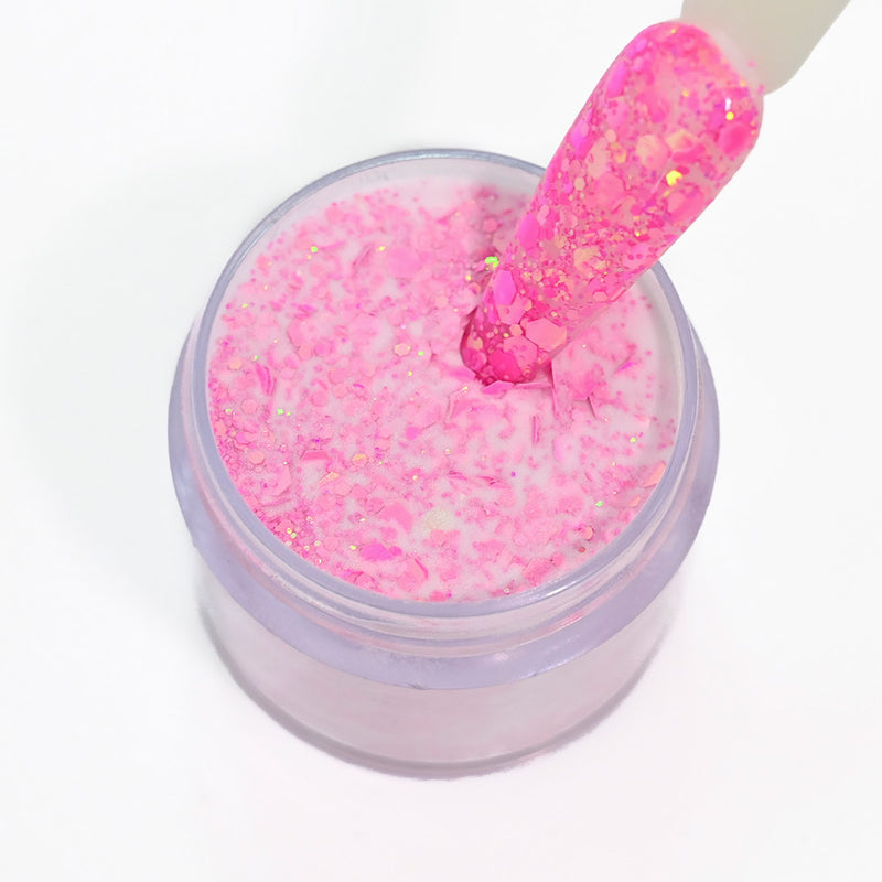 FOZ180 1oz/Bottle Korean Big Sequins Acrylictips Build Powder Professional Chunky Glitter Acrylic Powder Chameleon Flashing Acrylics 11