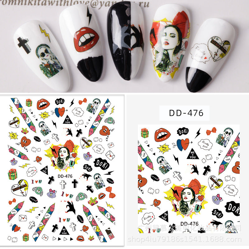 Halloween Nail Stickers YHLS016