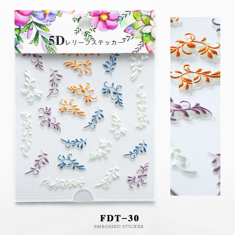 5D Nail Stickers  NSF006