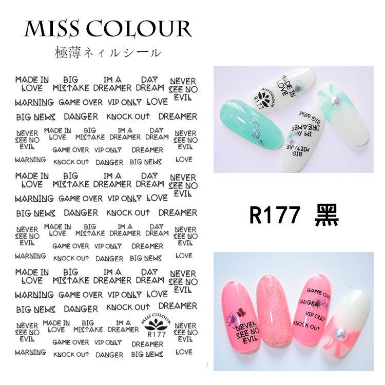 Miss Colour Nail Stickers MSS027