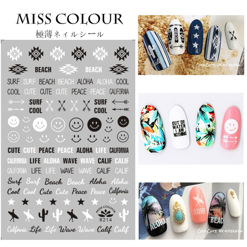 Miss Colour Nail Stickers MSS018