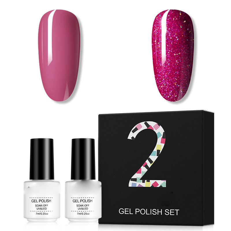 NGRO020 Multicolor Nail Polish Set 2PCS