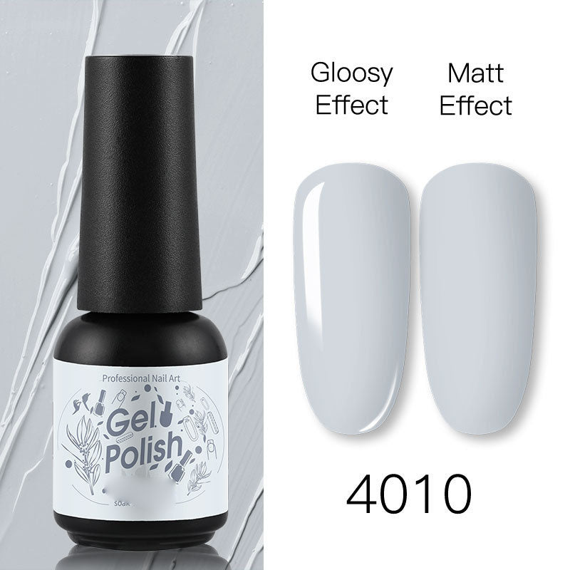 NGRO029 plastic bottle mixed color nail polish glue 8ML